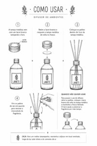 como usar o difusor de ambientes realindo de palitos